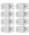 8 Pack Butt Welding Clamps Built Tough With Galvanized Steel Jigs For Car Body Panels, Heavy Duty Pipe Clamp Set For On Frame Welds, Quick Release, Rust Resistant And Easy Install