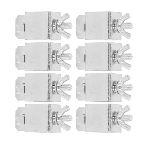8 Pack Butt Welding Clamps Built Tough With Galvanized Steel Jigs For Car Body Panels, Heavy Duty Pipe Clamp Set For On Frame Welds, Quick Release, Rust Resistant And Easy Install