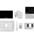 WiFi Smart Thermostat With One Remote Sensor For Auto Temperature Adjust, Touch Display, C Wire Required, Works With Alexa
