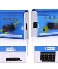 Dope Servo Tester And Controller For RC Gear, blue device with manual controls, interfaces for 1-3 servos or ESCs, ideal for diagnostics