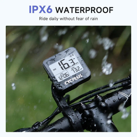 IPX6 waterproof GPS Bike Computer For Riders Wireless Cycling Computer With Auto Backlight Waterproof Speedometer And Odometer