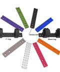 Assorted Picatinny rail mounts for Savage Axis rifles, featuring Red Picatinny Rail Mount For Savage Axis Series Rifles Including Axis Edge