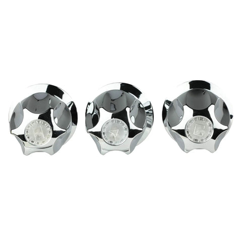 Three Handle Tub And Shower Remodel Kit For Price Pfister Verve Chrome Finish Restores Worn Tub And Shower Handles Includes Flanges And Nipples