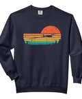 Fly High Glider Plane Sweatshirt With Bold Soaring Airplane Graphic For Aviation Lovers And Pilots Dope Retro Style Hoodie