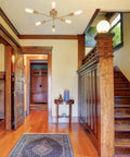 Entryway with Modern Sputnik Ceiling Light Fixture With Gold Finish For Bedroom Kitchen Dining And Living Room chandelier