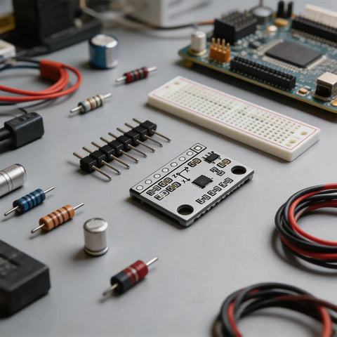 6-DOF BMI270 IMU Module With I2C And SPI, Dope 6-Axis Motion Tracking Board For Wearable Prototypes, Ultra Compact 0.7x0.6in Attitude Sensor, High Precision Orientation Data For Embedded Electronics mounted on PCB