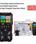 Portable 4 In 1 Gas Detector For O2 H2S CO And Combustible Gas Content With Easy Readouts, featuring display and accessories.