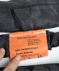 Black Endless 4 Ft Round Sling Built Tough Heavy Duty Polyester Lifting Sling For Rigging And Hoisting With 5300 Lb Vertical Capacity label