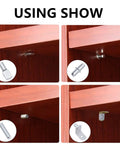 120 Pcs Shelf Pins Kit With Four Styles Nickel Plated Shelf Support Pegs For Bookcases Kitchens Cabinets And Closets usage display