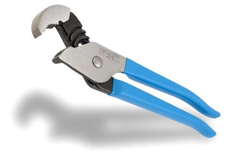Parrot Nose Tongue And Groove Pliers 410 with Double Tongue And Groove 9 1/2 Inch Length and 1 1/8 Inch Jaw Parrot Nose Grip