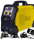 250A 3-In-1 Multiprocess Welder For Flux Core MIG TIG And Stick Welding On 110V Inverter With Digital Display shown with accessories