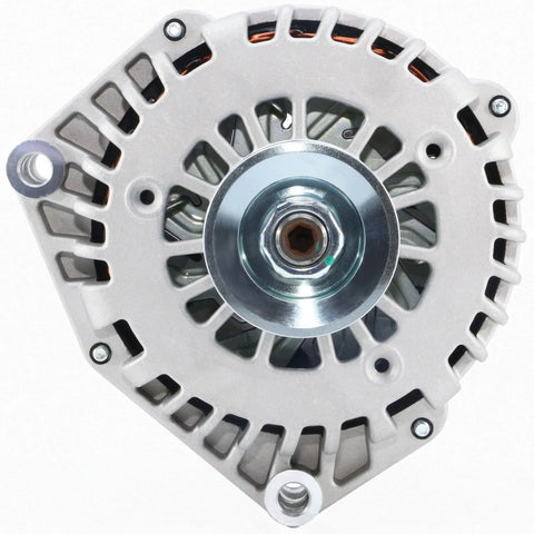 Front view of 4-Pin Alternator Replacement For 1999-2007 Silverado 1500, 2002-2006 Avalanche Express 1500, 145Amp 40012204 8292N.