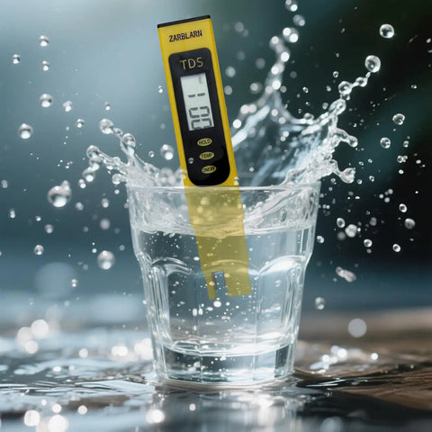 Digital TDS Meter Water Tester For Drinking Water,Pool And Aquarium Test Kit, Home Water Quality Kit, Water Hardness And Salinity Checker
