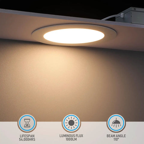 Low Profile 6 Inch LED Recessed Light With Junction Box Pack Of 4, 3000K Warm White, 12W Equal To 100W, Dimmable Slim Downlight, ETL Listed And Energy Star Certified