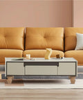 Solid Wood Carved Furniture Legs Set Of 4 Replacement Feet visible on modern table in living room
