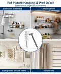 120 Piece Self Drilling Drywall Anchors With Rust Resistant Stainless Steel Screws Heavy Duty Wall Anchor Kit For Hollow Walls Sheetrock, showcased in various home decor setups.