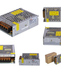 LED Switching Power Supply 24V 2.5A 60W Driver For 110V To 220V AC DC Lighting Systems High Efficiency Compact Transformer The Workhorse For LED Strips And Fixtures., compact metal LED power supply with vented case and terminal block