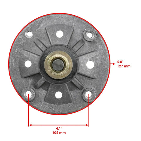 Must Have Replacement Drive Belt Kit For John Deere 42 Inch Mowers Like LA100 LA105 LA110 LA115 And LA120 Models To Fix Clutch Issues And Get Your Yard Work Done Fast Without Breaking The Bank Today. 5-inch metal pulley