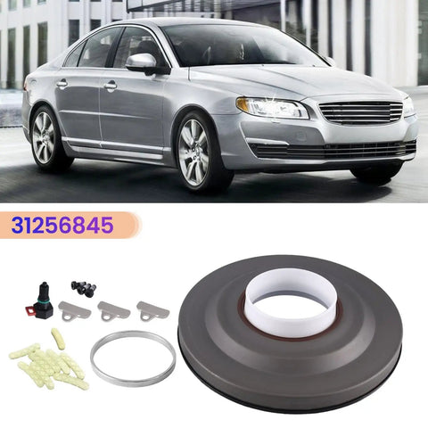 Front Sealing Cover For 6DCT450 Powershift Transmission, Durable Metal Seal Kit With Piston Clutch For 31256845 31256729 1684808 Repair Parts, Prevent Leaks And Smooth Gear Shifts, shown with silver sedan