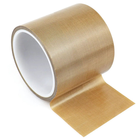 High Temperature PTFE Coated Glass Cloth Tape 3 Inch By 33 Feet 0 18mm for Vacuum Sealer Machines and Hand Impulse Sealers