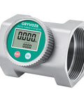 3 Inch Digital Water Flow Meter With NPT Fittings, EMI Protection, And IP68 Waterproof Aluminum Housing, close-up view