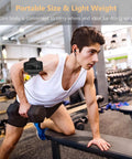Man exercising in gym wearing a 64GB MP3 Player With Bluetooth Portable HiFi Lossless Music Player With Built In Speaker.