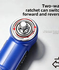 Heavy Duty Pneumatic 1/2 Inch Right Angle Impact Wrench Workhorse with two-way ratchet mechanism for improved torque performance.