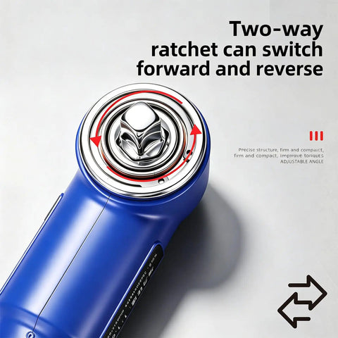 Heavy Duty Pneumatic 1/2 Inch Right Angle Impact Wrench Workhorse with two-way ratchet mechanism for improved torque performance.