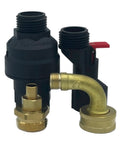 Automatic Toilet Leak Detector And Shutoff Valve Kit That Kicks Pesky Flush Leaks To The Curb And Saves Your Dough From Burst Hose Mayhem Using Hassle Free Installation, featuring a mechanical valve design.
