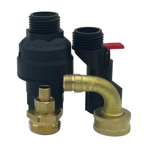 Automatic Toilet Leak Detector And Shutoff Valve Kit That Kicks Pesky Flush Leaks To The Curb And Saves Your Dough From Burst Hose Mayhem Using Hassle Free Installation, featuring a mechanical valve design.
