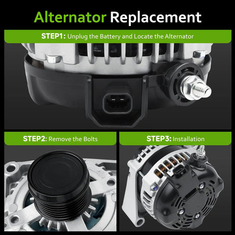 Premium Drop In Alternator For 2014 2019 Chevy Silverado 1500 2500 3500 Suburban Tahoe Yukon And GMC Sierra 1500 2500 3500 installation guide