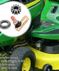 Beefed Up Heavy Duty Steering Drag Link Gear And Ball Joint Kit For Truck And SUV Replacement Includes 747-05385A Drag Link 923-0448A Ball Joint 617-04094 Gear 112-0917 Gear Bush And 1 Pack, steering gear parts on lawn tractor