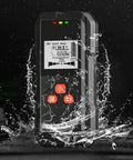 Straight Up Digital Stud Finder With Bright LCD Display For Precise Wood And Metal Wall Scan Plus AC Wire Voltage Locator in water.