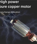 High power pure copper motor from Heavy Duty Bench Drill Press With Magnetic Base For Precision Engineering, showcasing robust design.