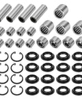 Front Upper And Lower A Arm Bearing Seal Shaft Rebuild Repair Kit Two Sided For ATV KFX450R 2008 2014 And KFX700 2004 2011 OEM parts layout