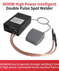 8000W Spot Welder Handheld Portable Welding Machine DIY Kit With Nickel Strip And Spot Welding Pen for battery pack