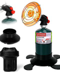 Portable Propane Heater For Camping And Outdoorsy Go To Cordless Gas Heater With Foldable Tank Holder Fast Radiant Heat