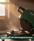 Heavy Duty 2200W 3800RPM Abrasive Chop Saw For Fast Metal Cutting Of Rebar Angle Iron And Hollow Pipe With Blade Included