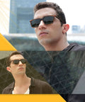 Polarized Mens Sunglasses For Driving And Fishing With Acetate Frames HD Anti Glare Lenses Square Frame Design Built For Outdoor Adventures UV Protection All Day Comfort For Everyday Street To Shore