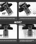 Amazon diamond core drill bits, 2 pcs, 1/4 in dia, vacuum-brazed tile hole saws, 5/8-11 thread.