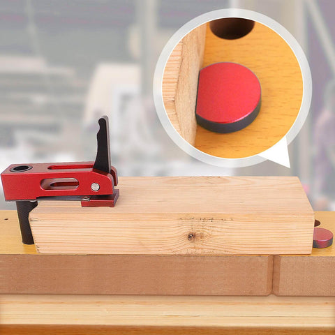 Hold Down Clamp 20mm Quick Release Horizontal Clamp with 3 Level Adjustable Tension Aluminum Alloy Bench Dog for woodworking
