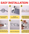 Step-by-step installation guide for Crystal Drop Wall Sconce In Polished Chrome Finish Three Light Vanity Lighting.