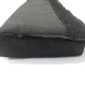 Close-up of black Golf Simulator Frame Pad 144 Inch By 6 Inch Foam Protection Kit, 2 inch thick side pad for screen system.