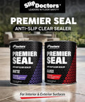 Premium Acrylic Non Slip Concrete And Paver Sealant in matte and gloss finishes for anti-slip clear sealing.