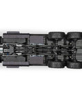 Top view of Beast 1-Tenth Scale 6WD RC Hauler With Pro Scale Winch, showcasing full underbody detail and rugged design.