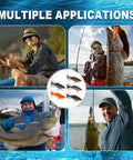 Anglers with catches using Robotic Fishing Lure With Realistic 3D Swimming Action For Freshwater And Saltwater