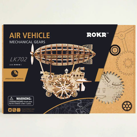 Box of 3D Jigsaw Puzzle Construction Set DIY Mechanical Model Build Kit Laser Cut Woodcraft Puzzle Challenge Gift For Adults