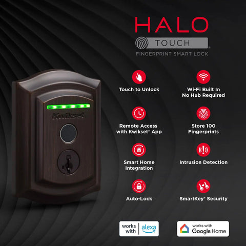 Traditional Fingerprint Deadbolt With Built In Wifi And Smartkey Backup Delivering Smooth Proximity Locking Voice Sync And Polished Venetian Bronze For Next Gen Door Security