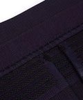 Durable Kendo Bogu Armor with woven embroidery tare edge, bound with Korean cowhide leather, six section detailing.