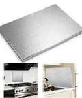 Heavy Duty Magnetic Heat Shield Mat Self Adhesive For Kitchen Setup Custom Cut Fireproof Aluminum Insulation Panel in kitchen.